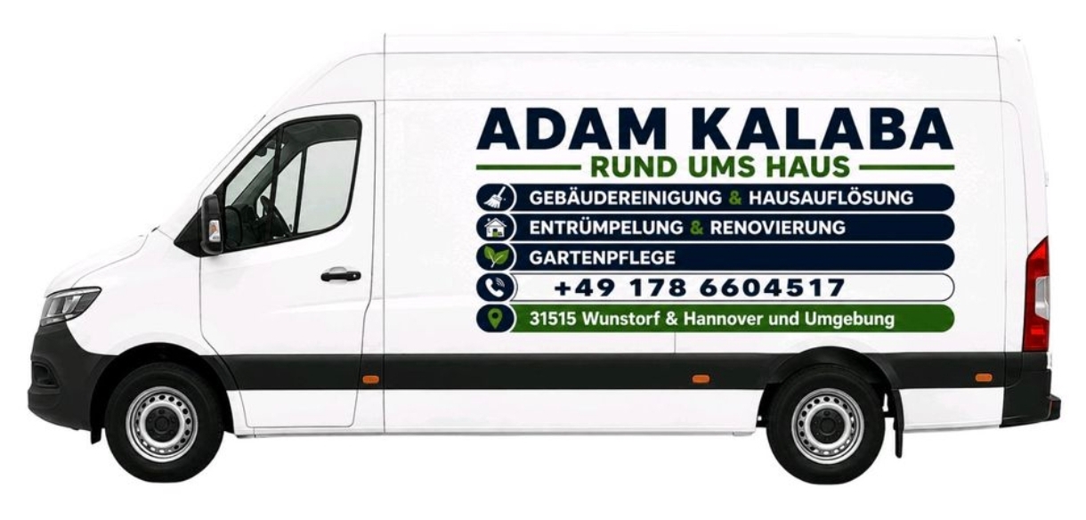 Gebrandetes Fahrzeug von Adam Kalaba – Rund ums Haus